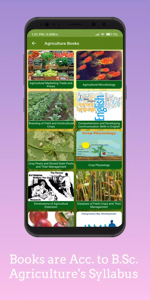 Zrzuty ekranu Agri Study Books