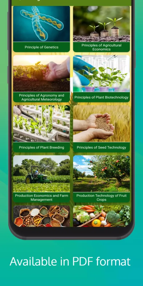 Zrzuty ekranu Agri Study Books