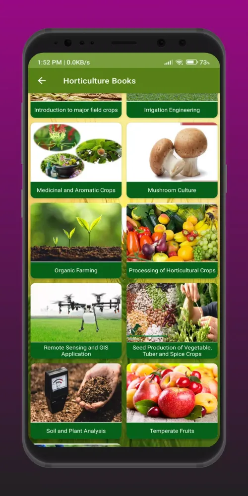 Zrzuty ekranu Agri Study Books