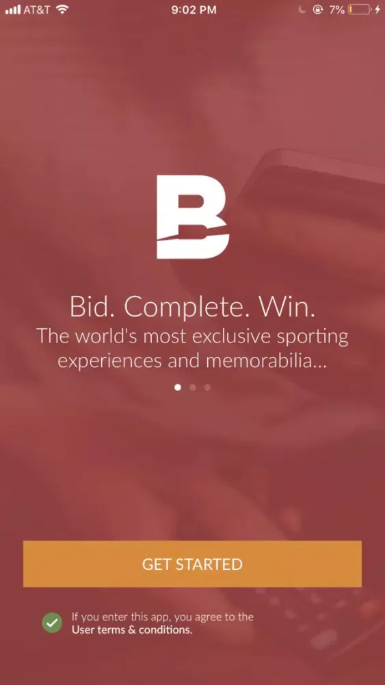 Tangkapan layar BidSports Asia