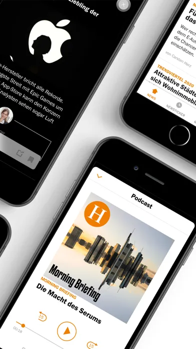 Tangkapan skrin Handelsblatt - Nachrichten