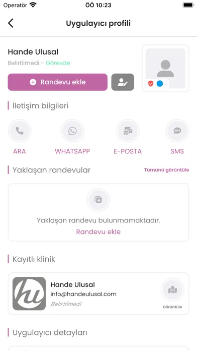 Hande Ulusal Klinik KYS স্ক্রিনশট
