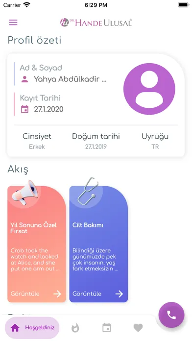 ภาพหน้าจอของ Hande Ulusal Klinik