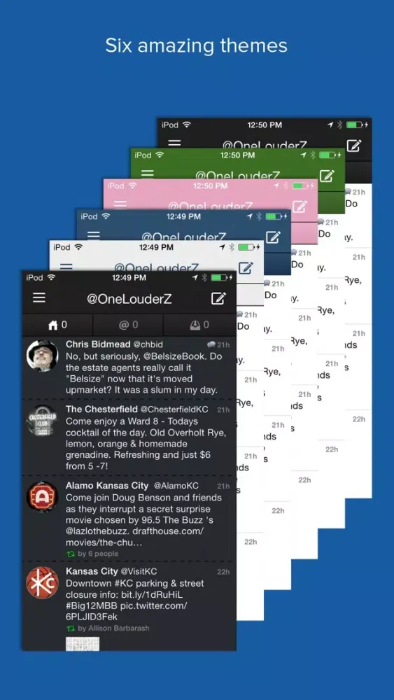 Captures d'écran de TweetCaster Pro for Twitter
