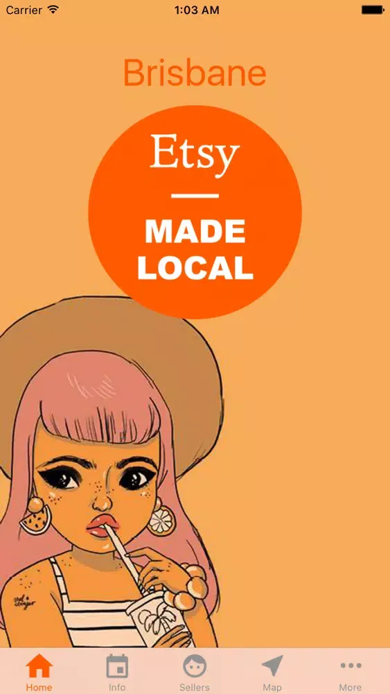 Ảnh chụp màn hình của Etsy Made Local Australia