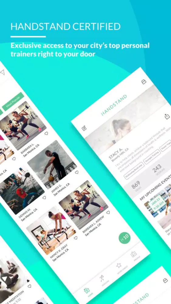 Handstand - Workouts on Demand سکرین شاٹس
