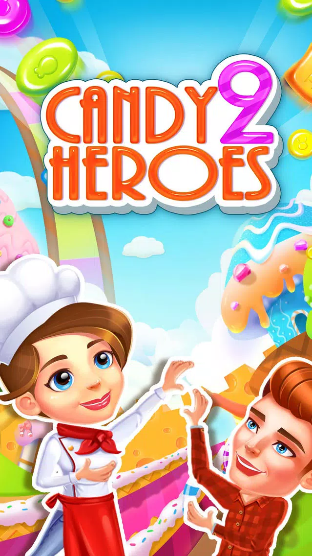 Capturas de tela do Candy Heroes 2 - Match kendall sugar and swipe cookie to hit goal