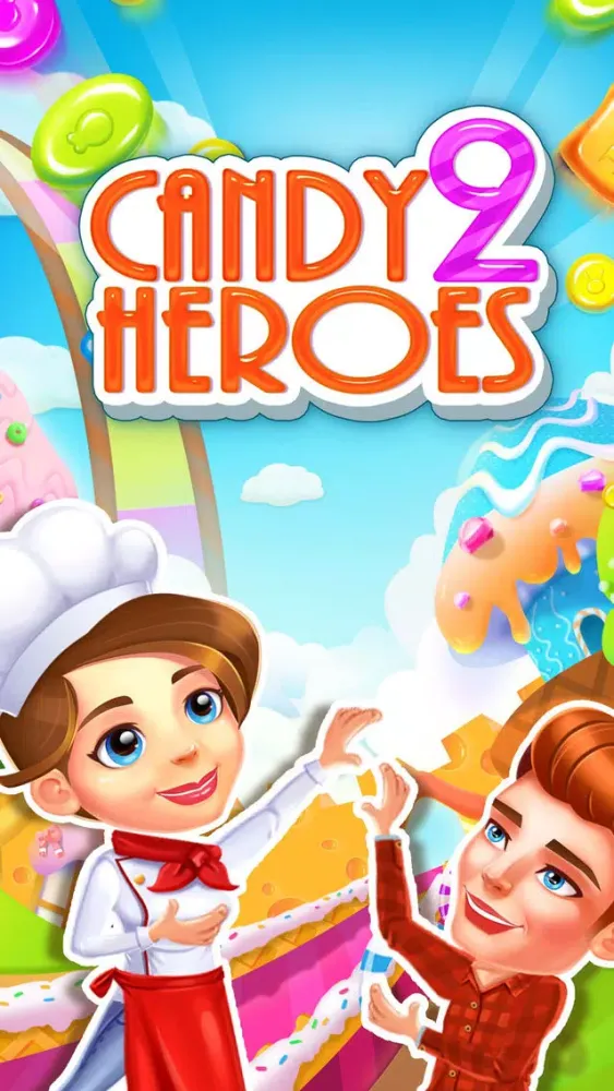 Candy Heroes 2 - Match kendall sugar and swipe cookie to hit goal应用截图