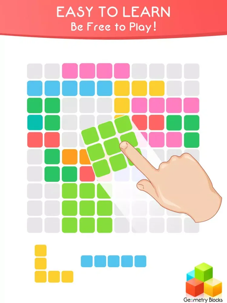 Captures d'écran de Geometry Blocks Blitz - Trivia game of switch color cubes to clash brick to dash high score iPad 