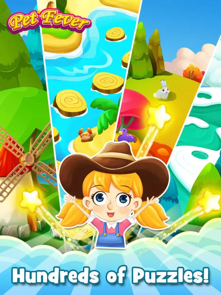 Tangkapan layar Pet Fever - Kick Color Monster with friends to rescue the animal iPad 