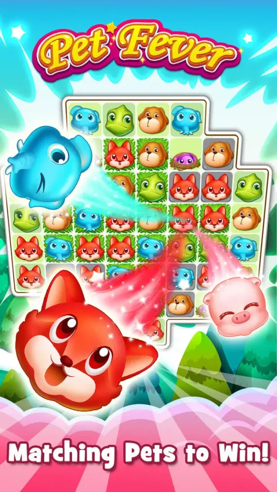 Tangkapan layar Pet Fever - Kick Color Monster with friends to rescue the animal