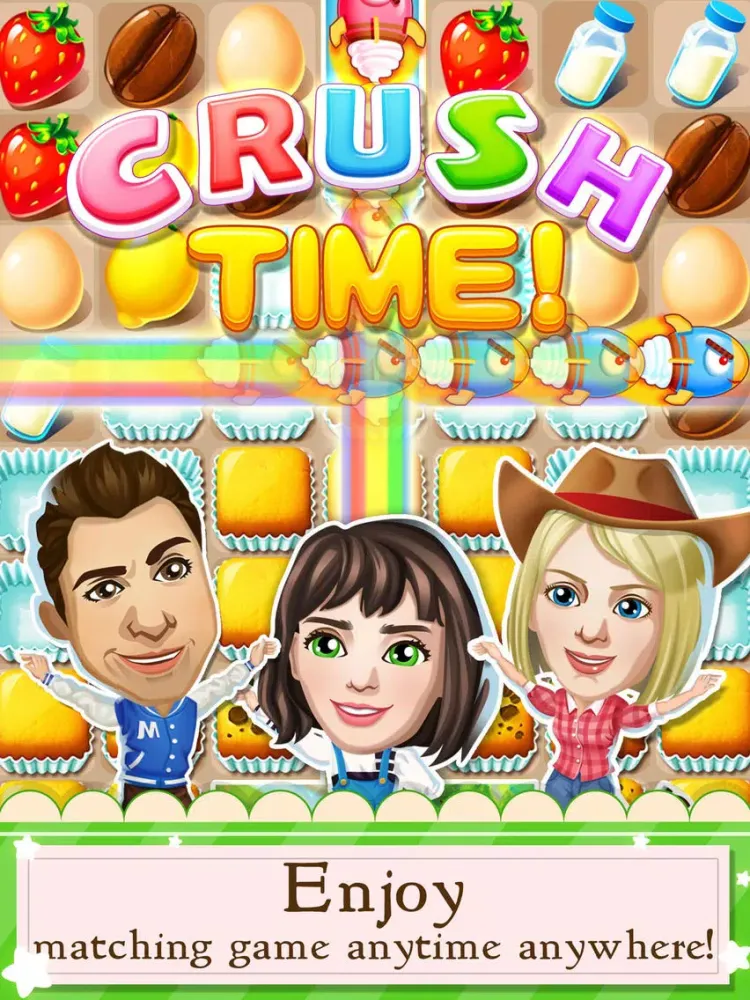 Capturas de pantalla de Yummy Jolly - Pop game of switch gummy and candy to crack cookie iPad 