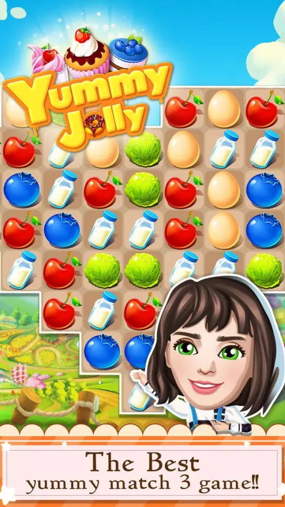 Capturas de pantalla de Yummy Jolly - Pop game of switch gummy and candy to crack cookie