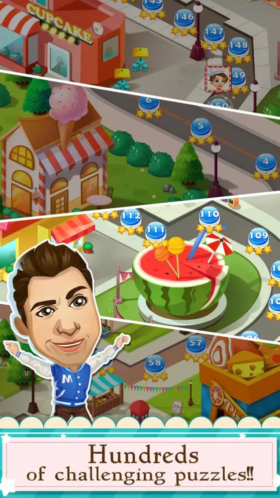 Capturas de pantalla de Yummy Jolly - Pop game of switch gummy and candy to crack cookie