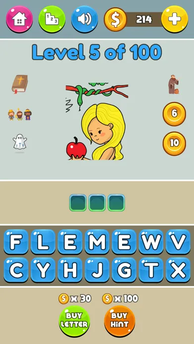 Zrzuty ekranu Bible Quiz - Fun Word Games