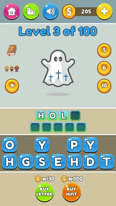 Zrzuty ekranu Bible Quiz - Fun Word Games