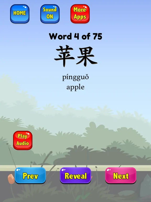 Chinese Flashcards HSK 1 iPad  Screenshots