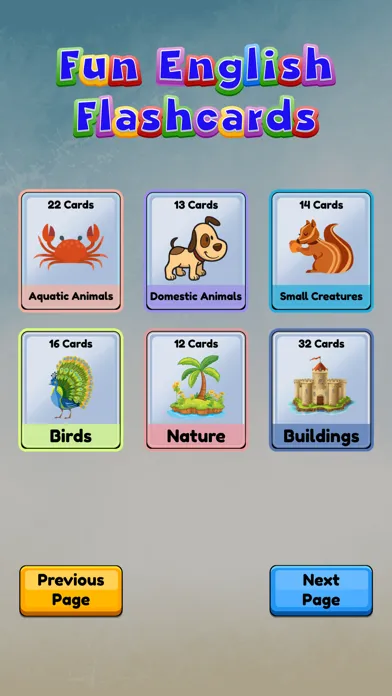 Fun English Flashcards Pro Ekran Görüntüleri