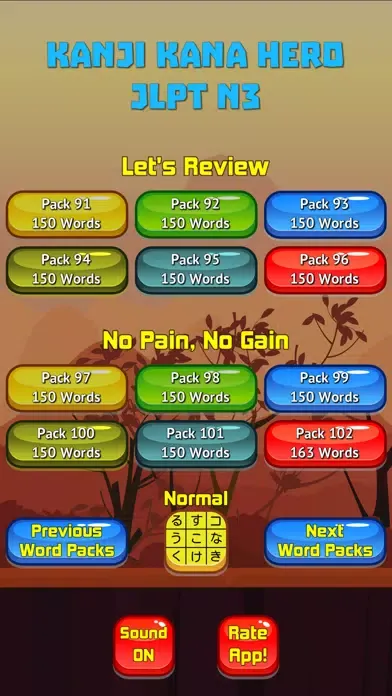 Kanji Kana Hero JLPT N3 Ekran Görüntüleri