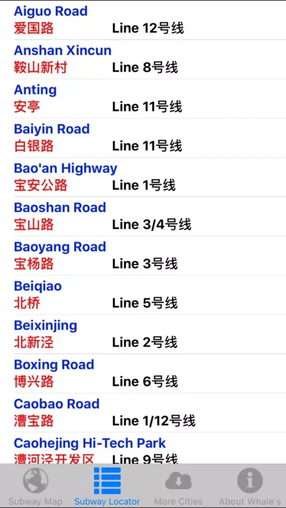 Capturas de pantalla de Shanghai Metro Subway Map 上海地铁