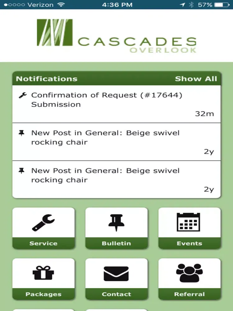 Capturas de pantalla de Cascades Overlook iPad 