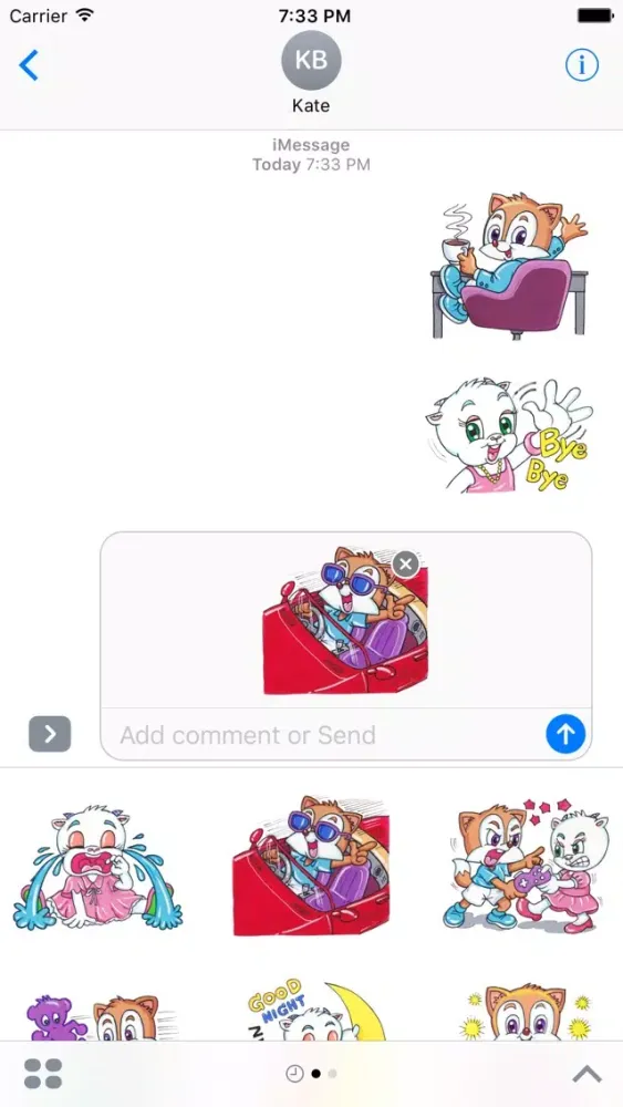 Funny Fox Stickers Screenshots