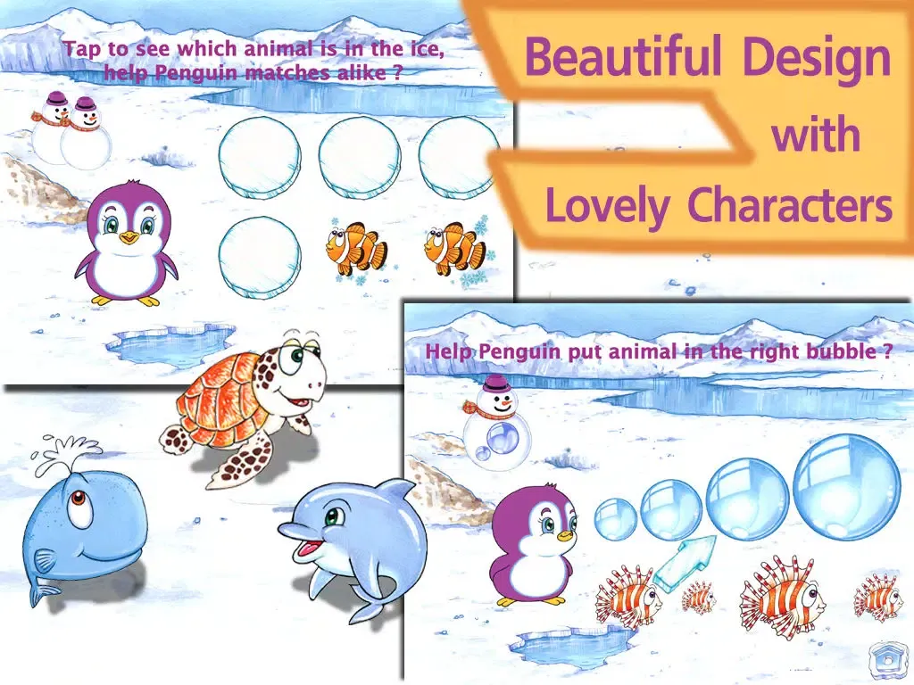 Little Penguin Preschool iPad 应用截图