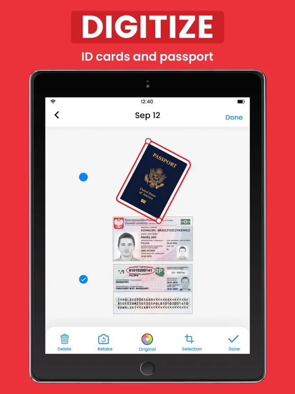 Capturas de pantalla de PDF Reader & Document Scanner iPad 