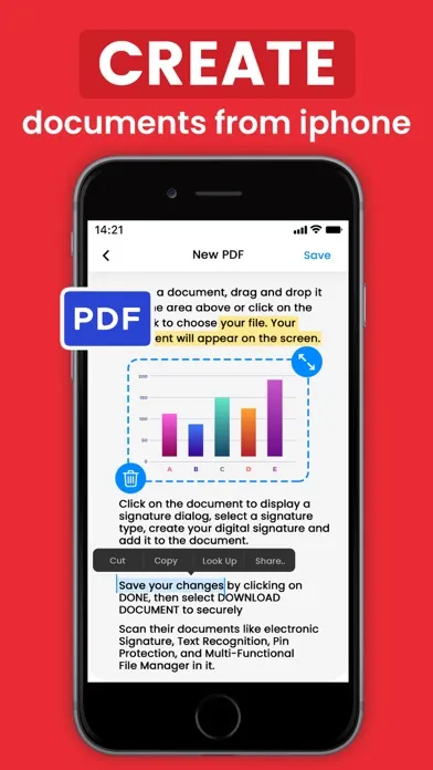 Capturas de pantalla de PDF Reader & Document Scanner