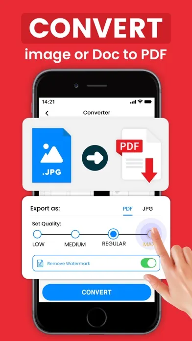 Capturas de pantalla de PDF Reader & Document Scanner