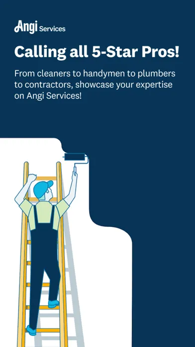 Ảnh chụp màn hình của Angi Services for Pros