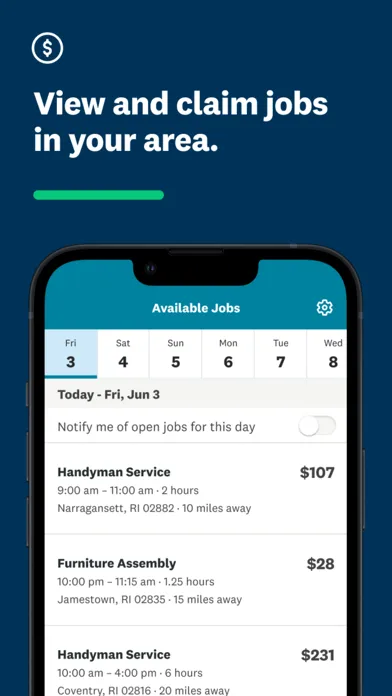 Ảnh chụp màn hình của Angi Services for Pros