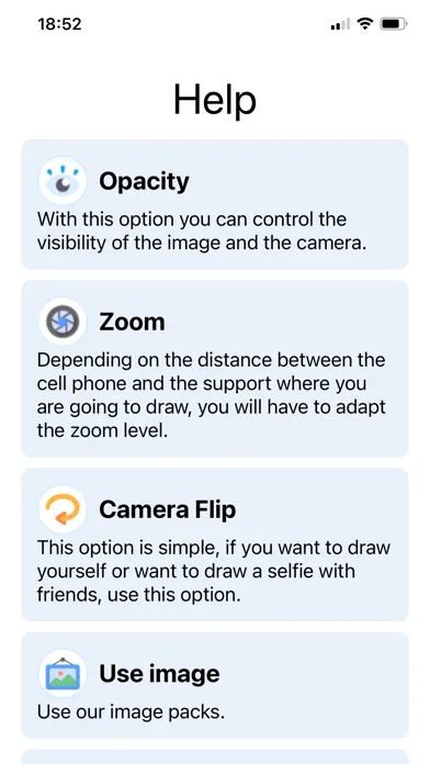 Trace it ! Let's draw app Screenshots