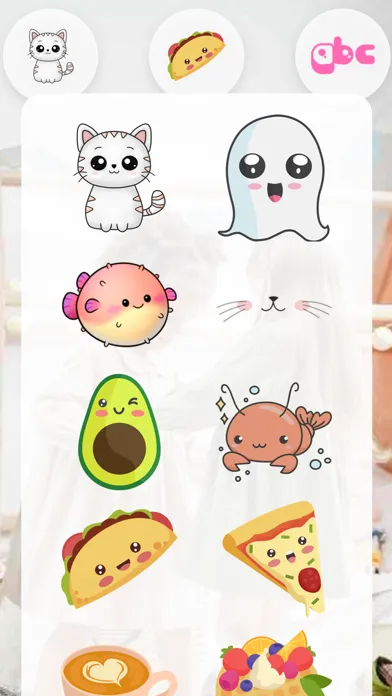 Скриншоты Kawaii Photo Stickers