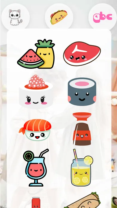 Скриншоты Kawaii Photo Stickers