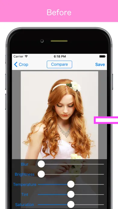 ภาพหน้าจอของ Soft Focus〜beauty selfie