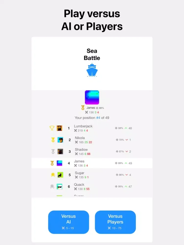 -Sea Battle- iPad 應用截圖