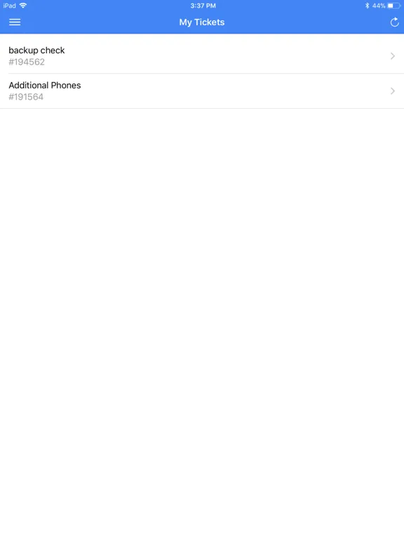 Patternfull Client iPad  Screenshots