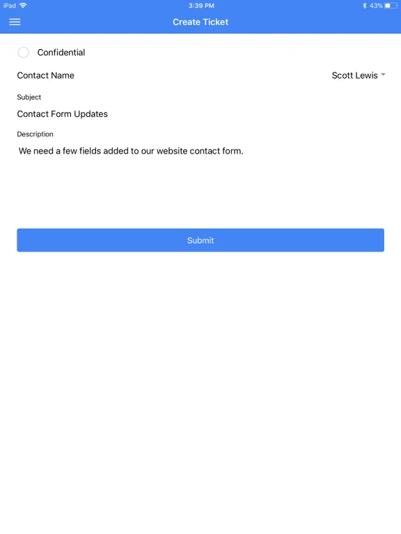 Patternfull Client iPad  Screenshots