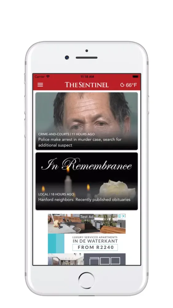 The Sentinel, Hanford, CA স্ক্রিনশট