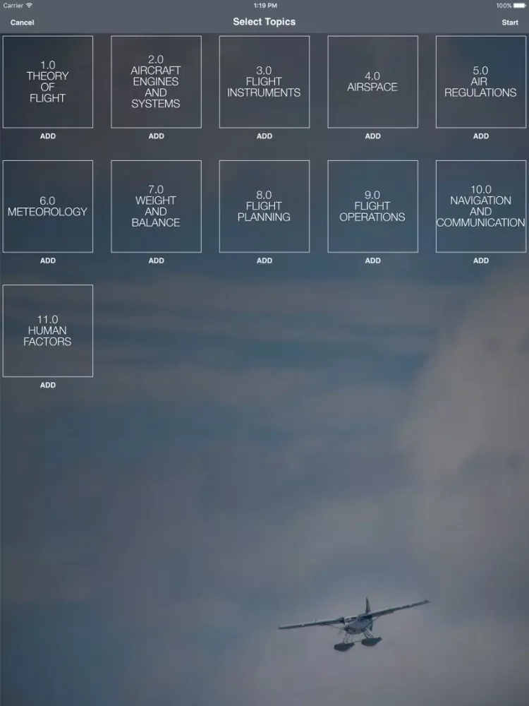 PPL Exam - Private Pilot iPad  Screenshots
