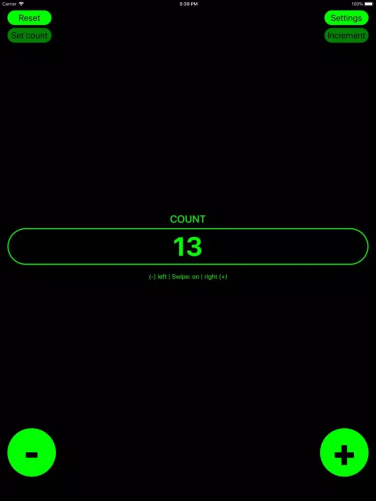 Captures d'écran de Counter – Simple Digital Tally iPad 