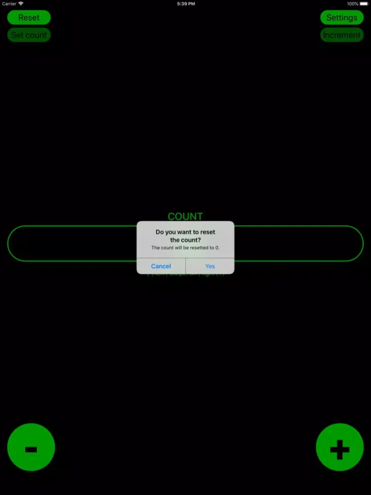 Captures d'écran de Counter – Simple Digital Tally iPad 