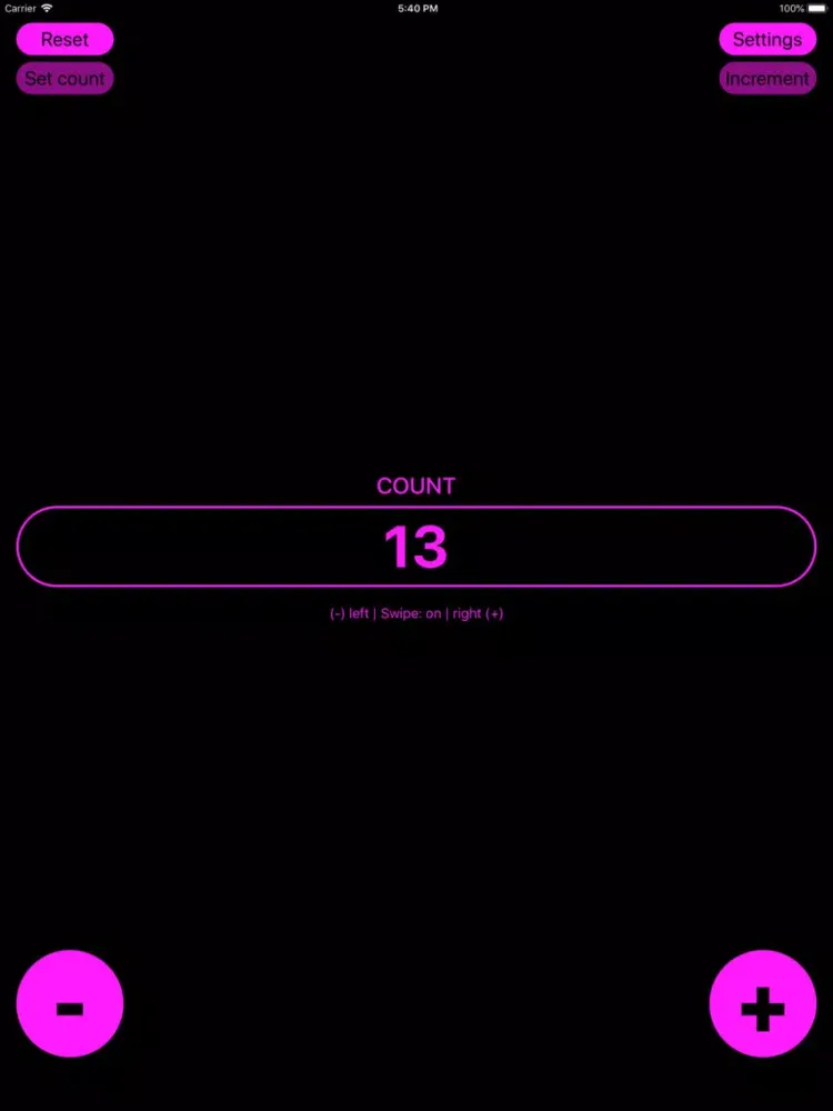 Captures d'écran de Counter – Simple Digital Tally iPad 