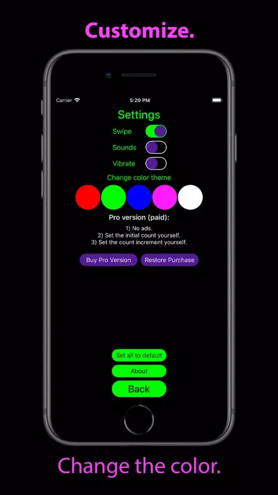 Captures d'écran de Counter – Simple Digital Tally