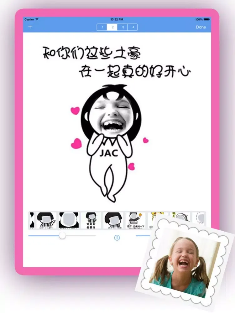 Tangkapan skrin Black & White Humor Camera - Make Your Photo Funny iPad 