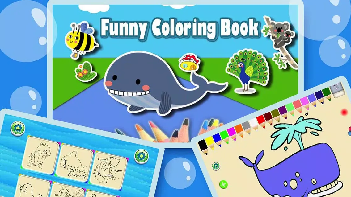 Funny Coloring Book For Doodle سکرین شاٹس