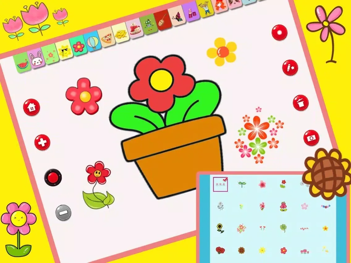 Panda coloring and stickers iPad 应用截图