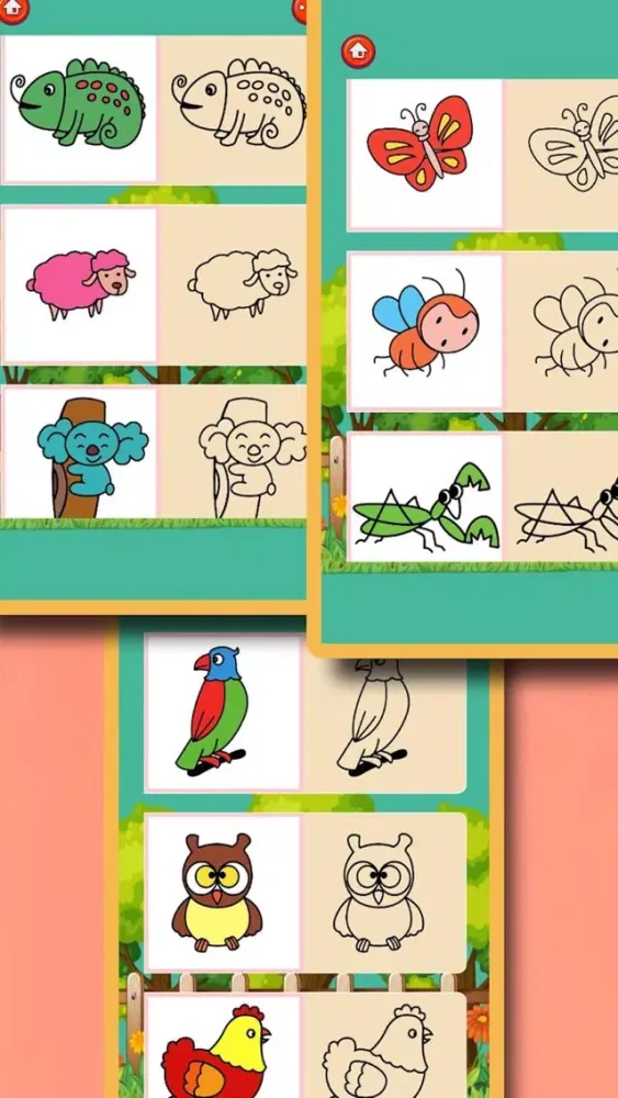 Capturas de tela do Super Drawing Board