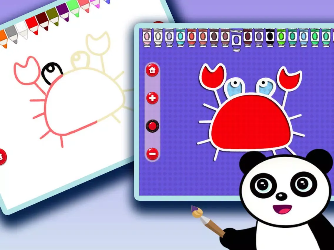 تصاویر Panda sketch and drawing iPad 